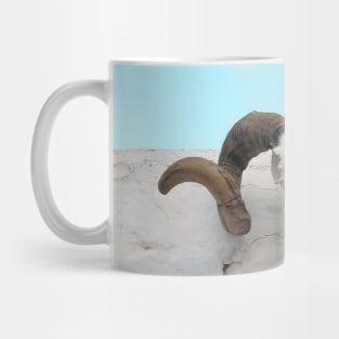 Wild Goat Ram Skull Greece Cyclades Mug